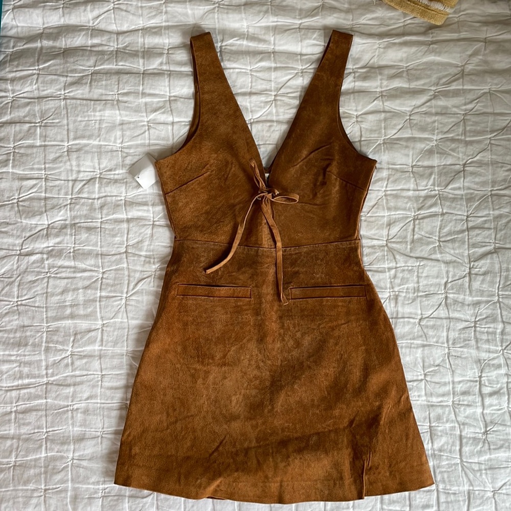 Brown leather dress by Capulet 🌵